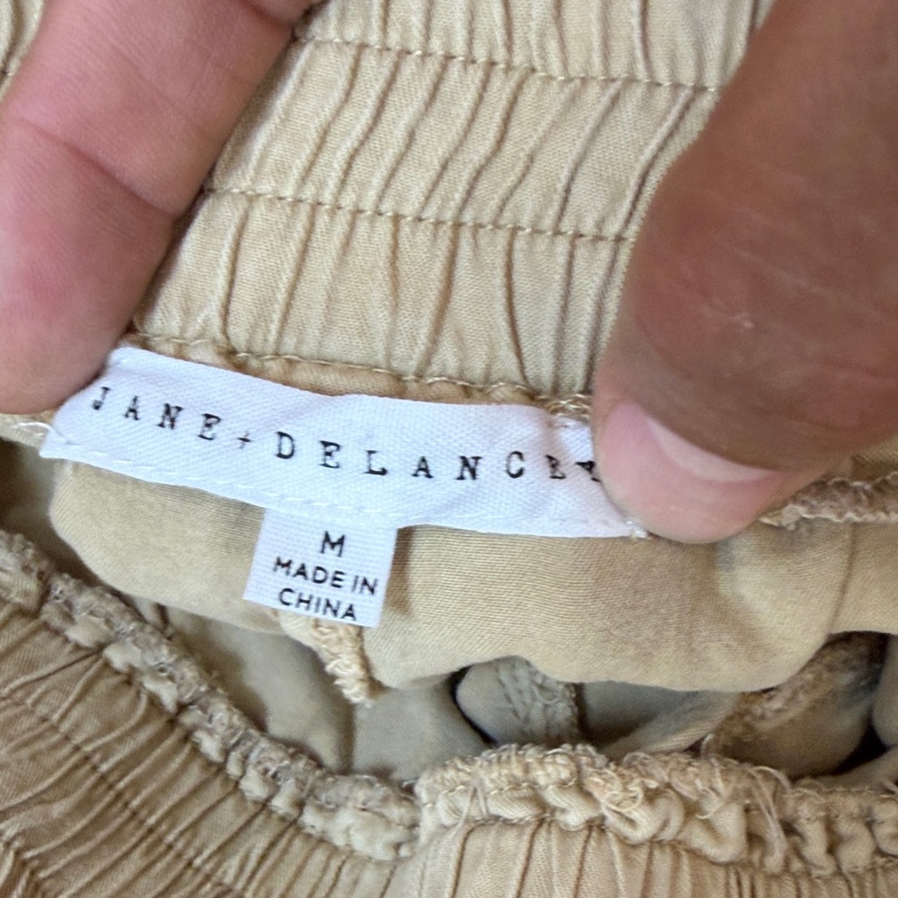 Jane and Delancey Men's Drawstring Joggers in Beige item number 19 - Picture 6 of 10